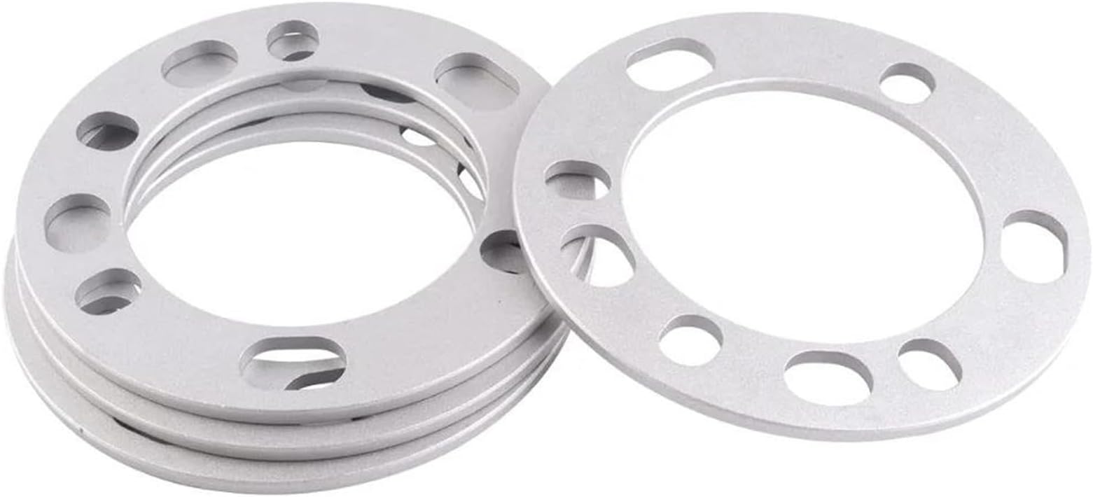 SKINII Wheels Spacer Kit 6/8/12mm Universal Wheel Spacers Bolts 5x139.7mm 6x139.7mm Hub Wheel Adapters For Bronco Wheel Spacers Shims(12mm 0.42inch)