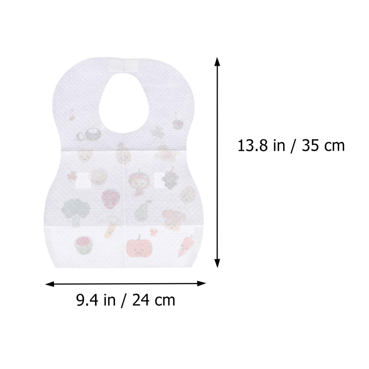 Toyvian 60 Pezzi Asciugamano Viaggio Asciugamani Per Bambini Bavaglini Per Bambini Bavaglini Per Sbavature Grembiuli Usa E Getta Per Mangiare Sacchetto Per Per