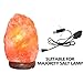 haraqi Himalayan Salt Lamp Cord and Bulb with Dimmer Switch,Original Replacement Cord Bulb for Salt Rock Lamps, 6ft Cord