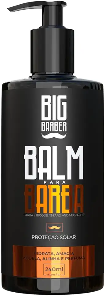 Balm Para Barba Big Barber 240ml Bancada Profissional