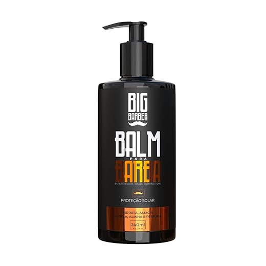 Balm Para Barba Big Barber 240ml Bancada Profissional