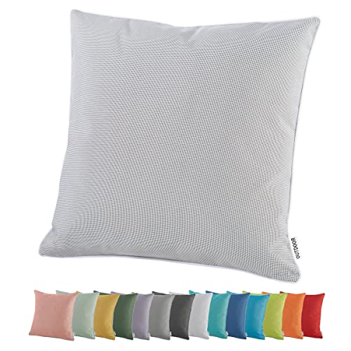 Heimtexland Outdoor Lounge Kissen Lotus Effekt Hellgrau