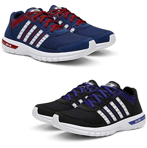 Ki 2 Pares Tenis Jogger Caminhada Masculino Royal/Marinho, 41