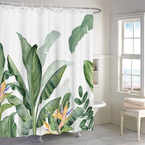 ASDCXZ Leaves Shower Curtain 180x180 cm - Image 4