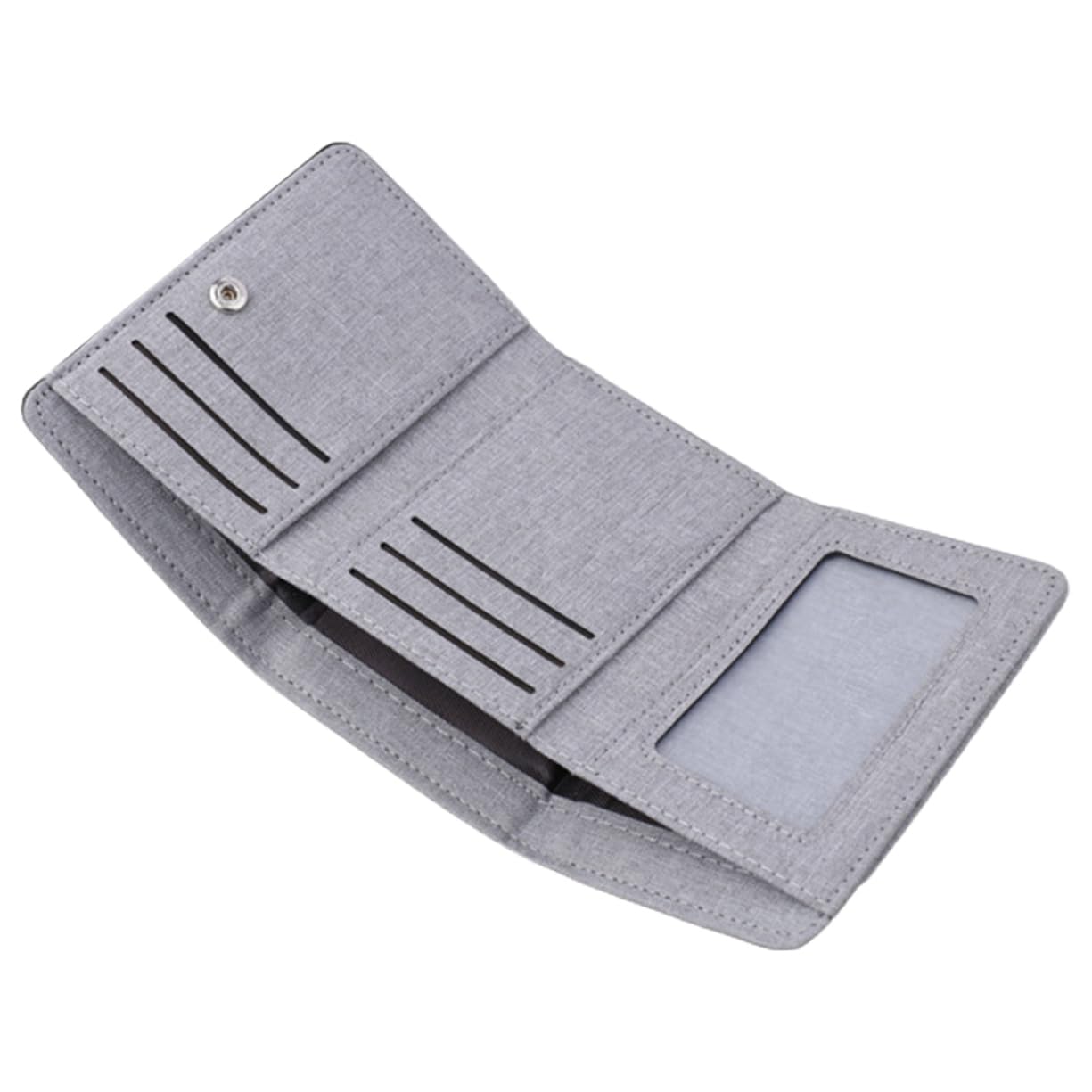 Homoyoyo Men's Card Organizer Canvas Short Wallet Credit Card Holder Pouch Small Cards Container Pouch for Cards Id Cards Bag Compact and Portable