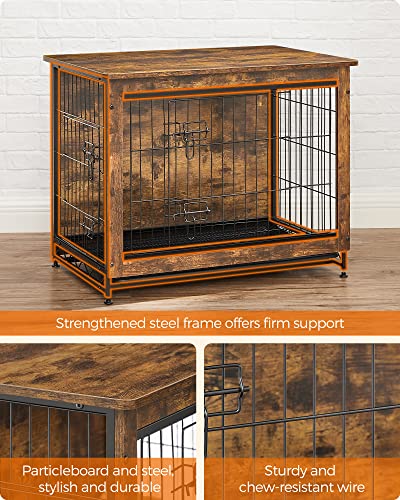 image for Feandrea Dog Crate Furniture, 32.5