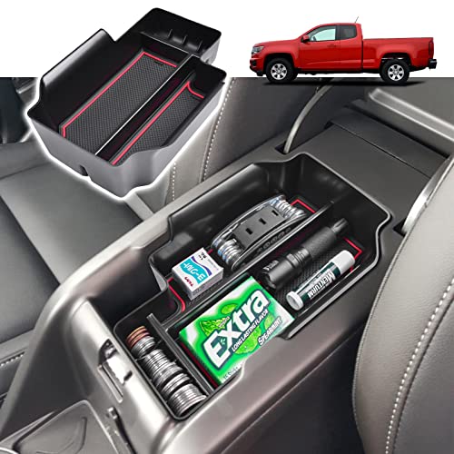 Armrest-Organizer-Tray-For-2015-2022-Chevy-ColoradoGMC-Canyon-Accessories Armrest Organizer Tray For 2015-2022 Chevy Colorado/GMC Canyon Accessories - Image 1