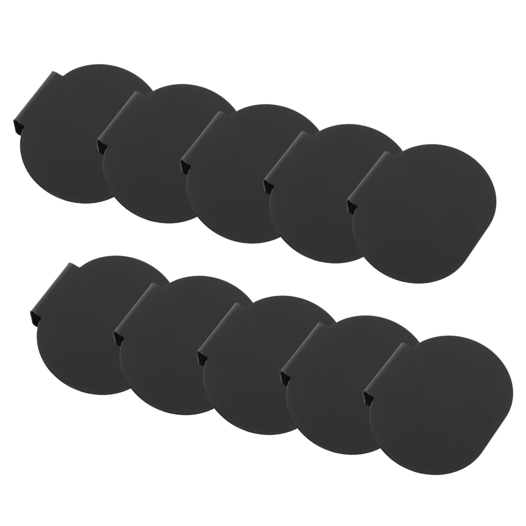 PRETYZOOM 50 Stück Preisschild-clip Etiketten Ausstellungsregale Einkaufskorb Clip Für Preisauslagehalter Schilderhalter Preisanzeigehalter Abnehmbare Werbeclips Clip-on-etikett Pvc