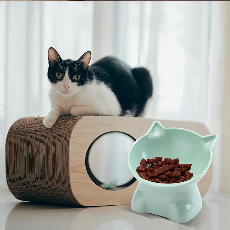 Amazon | ペットボウル ペット食器 猫用フードボウル 脚付き