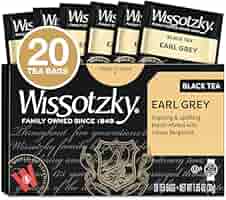 Amazon.com : Wissotzky Earl Grey Black Tea, 20 Tea Bags
