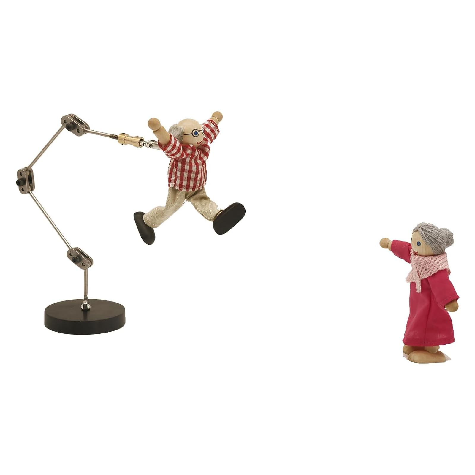 Sistema de Montaje de Armadura de Acero Inoxidable Ligero Listo para Ensamblar para Animación Stop Motion | Rig Arm para Sujetar Marionetas Ligeras, Apoyar el Movimiento de tu Personaje