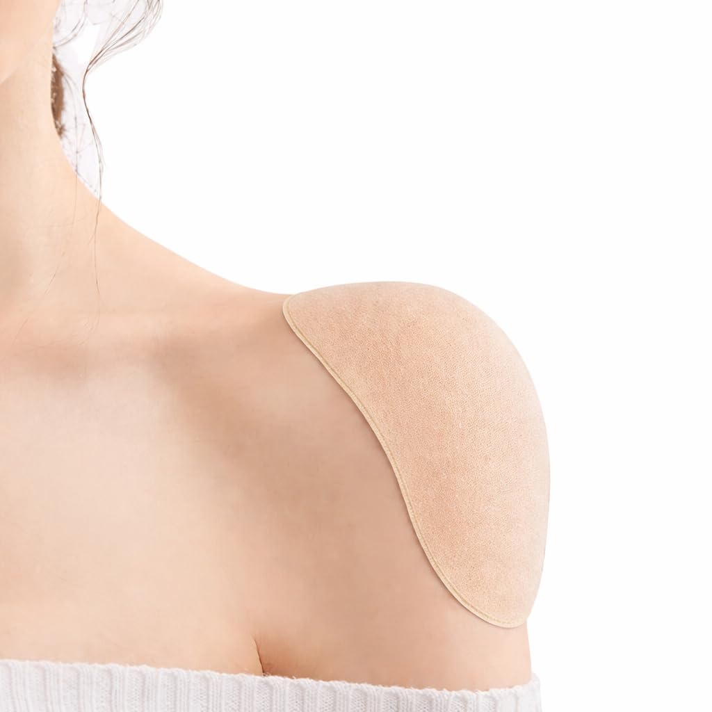 KILAMILO Invisible Shoulder Pads for Women & Men – Silicone Non-Slip Breathable Reusable Pads for Clothes – Soft & Comfortable Lifting Support for Narrow or Sloping Shoulders