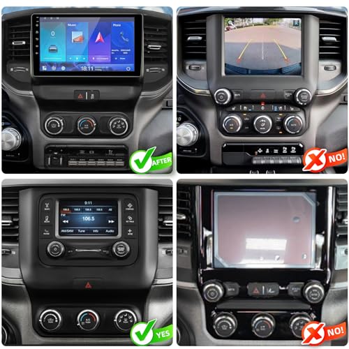 Radio para Dodge Ram con pantalla táctil de 9 pulgadas miniatura 3