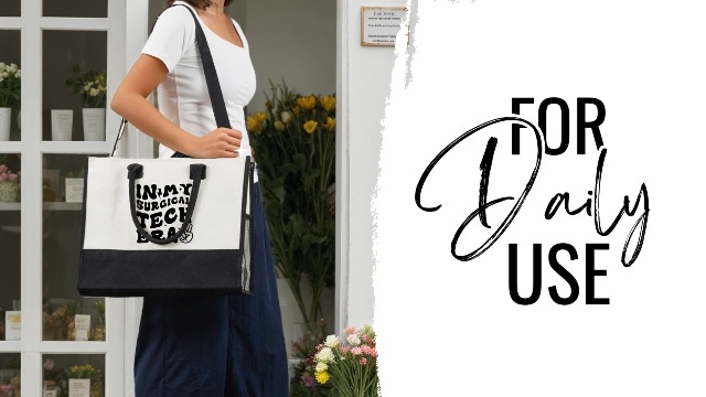 Bolsa Tote de Lona Gran Capacidad miniatura 7