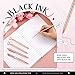 Supervitae 8 Pcs Rose Gold Ballpoint Pen Women School Stationery Gifts Journaling Liquid Sand Glitter Black Ink Pens Bridal Shower Gifts for Wedding Office Desk Supplies
