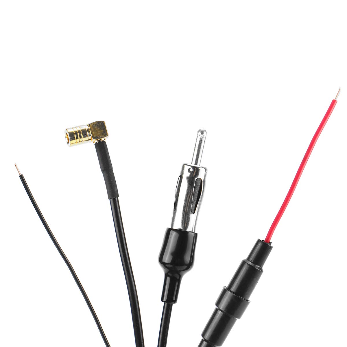 YONGYAO Adattatore splitter per antenna nero per auto universale DAB KFZ