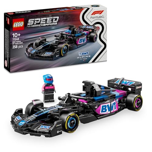LEGO Speed Champions BWT Alpine F1 Team A524 Rennauto - Spielzeug mit Formel 1 Minifigur zum Sammeln - Geschenk für Jung...
