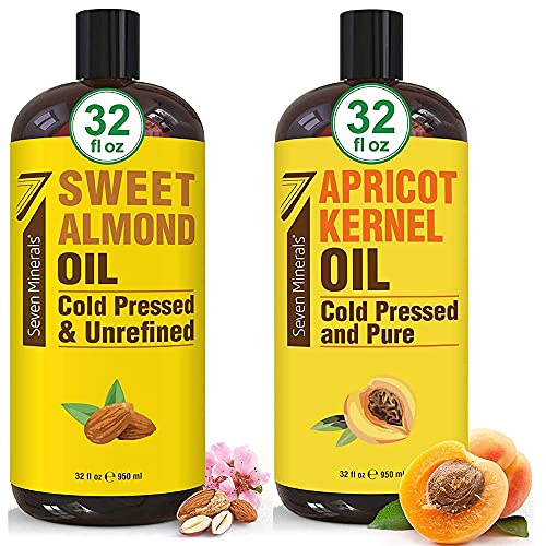 Seven Minerals Pure Sweet Almond Oil & Pure Apricot Kernel Oil