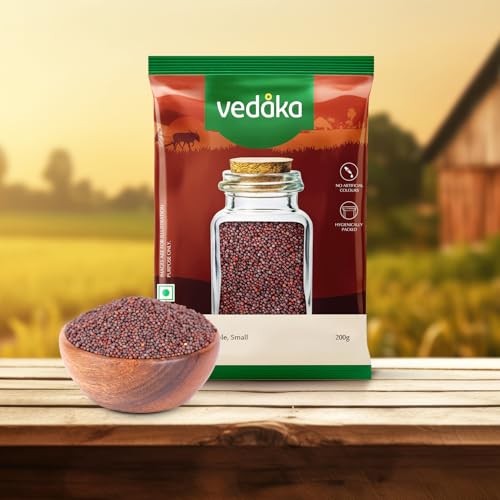 Image of Amazon Brand - Vedaka Mustard (Rai) Whole, Small 200 g