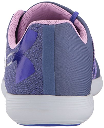 Under Armour Girl's Grade School Street Precision Low Warmth Sneaker, Academy Blue (408)/Glacier Gray, 73
