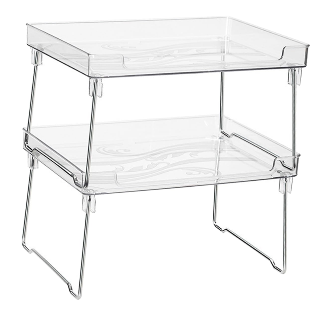 Alipis 2 Unidades Organizador de Especias para Armario, Estantería de Cocina Apilable y Espacio Ahorrador para Botellas de Condimentos, Baño y Escritorio