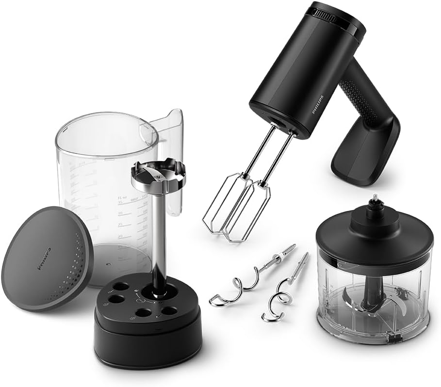 Philips Hand Mixer 5000 Series, 3in1 Hand Mixer, Powerful Motor 500W