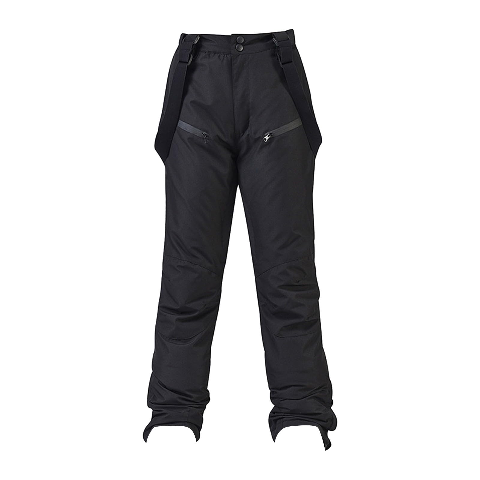 Skihose mit Trägern für Männer und Frauen, dicke Skihose, warm, winddicht, wasserdicht, dick, warm, Herbst, Winter, leichte Hose
