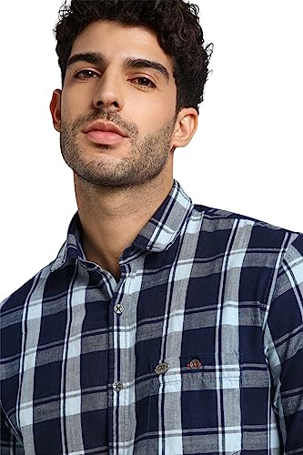 Image of Peter England Men's Cotton Slim Fit Shirt