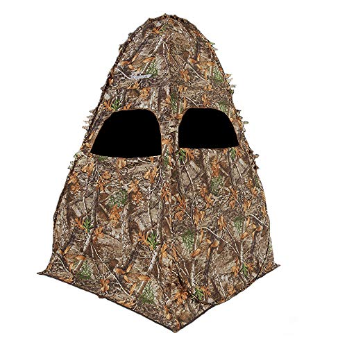 Ameristep Outhouse Hunting Blind | 1-Person Ground Blind in Mossy Oak Break-Up Country, One Size (AMEBL1006)