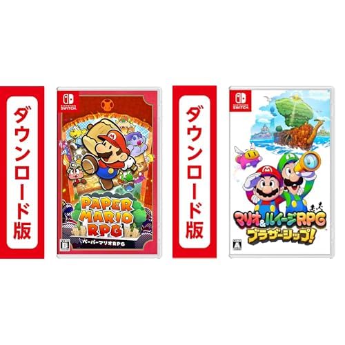 Amazon.co.jp: ペーパーマリオRPG|オンラインコード版 + マリオ