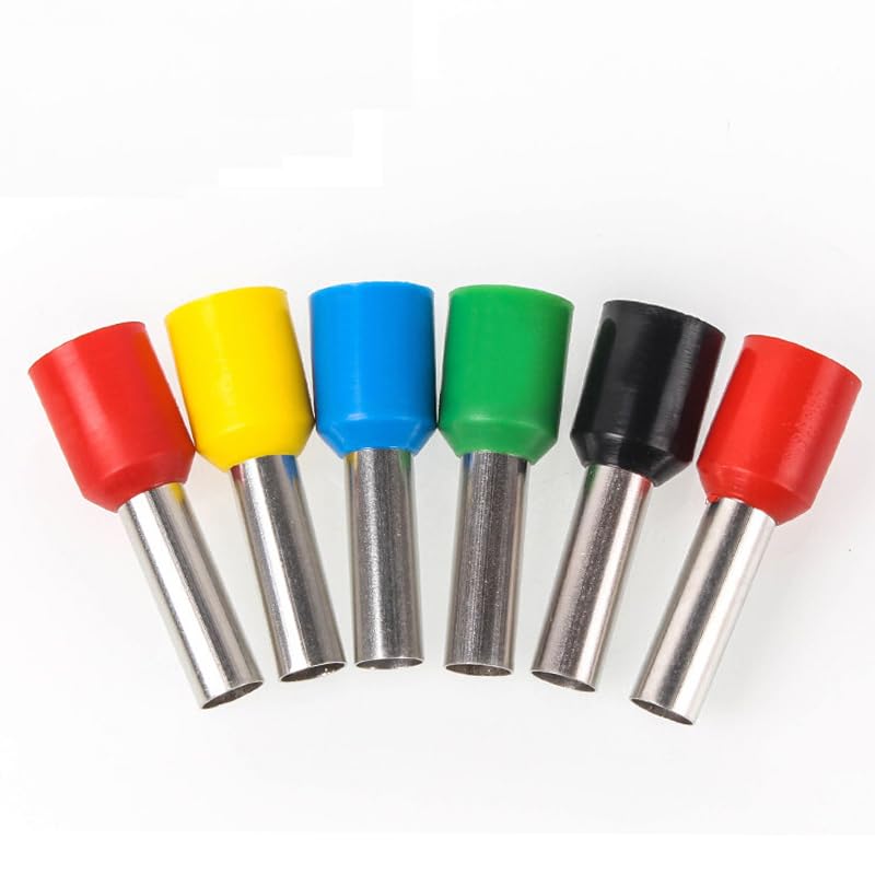 100個/パック E0508 E7508 E1008 E1508 E16-12 チューブ絶縁絶縁端子 ケーブルワイヤコネクタ 絶縁圧