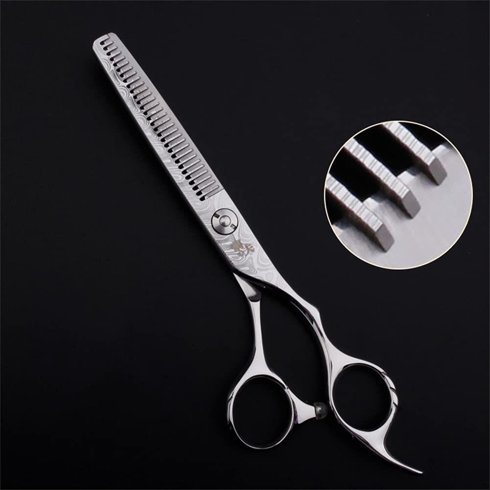 Ciseaux De Coupe De Cheveux De 6,0 Pouces Set, 440C Japonais en Acier Inoxydable Ciseaux De Cheveux Ciseaux De Cheveux, pour Hommes Femme Enfants Animaux Domestiques Salon Barber