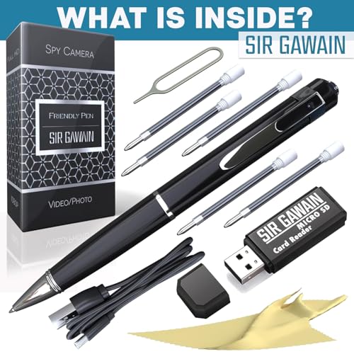 Image of DEATTI 1080P Body Camera Pen [Upgraded 2024] - Body Cam with HD Video or Picture Taking, SD Card Storage, and Manual Control for Privacy Compliance (DECM28)