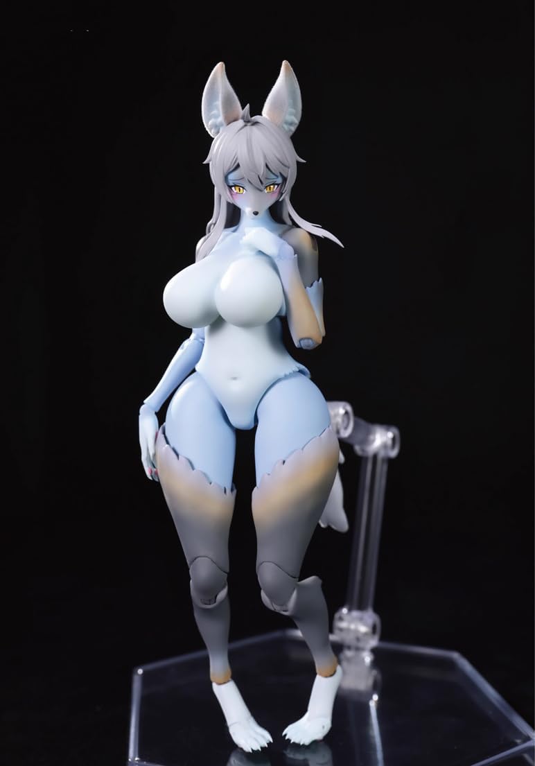 KEYAKIHOBBY 1/12 Scale moriyukishion cat Doll 6 inch Woman Action Figure