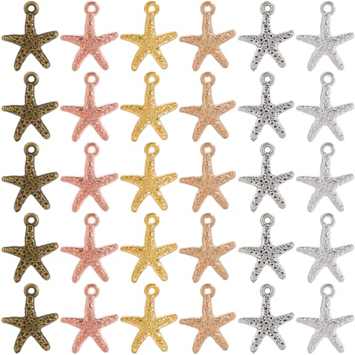 Pendentifs Étoiles de Mer pour fabriquer vos bijoux de plage cet été