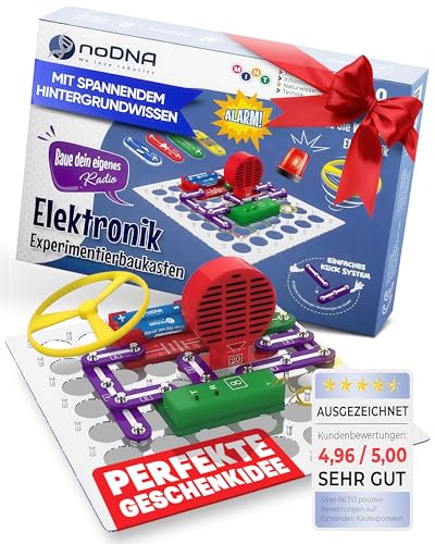 noDNA Elektronik Baukasten Kinder Elektro Experimentierkasten ab 8 Jahre -...