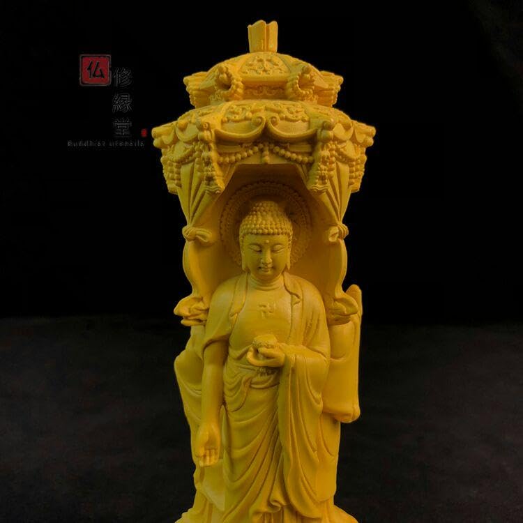 【修縁堂】 仏教美術 精密彫刻 仏像 手彫り 彩繪 地蔵菩薩 娑婆三聖 Amazon.co.jp: 修縁堂木彫り 仏像 娑婆三聖立像 地蔵菩薩 観音