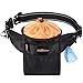 HICOBOS Dog Treat Training Pouch with Poop Bag Dispenser, 6-in-1 Well Organized Pup Rewards Waist Pack, Hands Free Carries Pet Toys, Kibble, Treats for Large Medium Small Puppy (M:31"-43", Black)