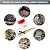 qieoyk 14pcs Propane Quick Connect Fittings Adapter for Propane Hose Propane Quick Connect for RV To Grill or Cooking RV Propane Quick Connect Fittings with 3/8" Flare x 1/4" NPT Male Pipe