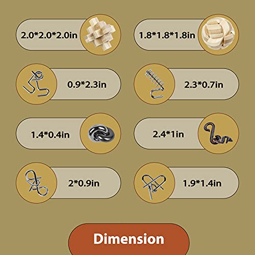 Rlylf Educational Toys Jigsaw Iq Puzzles Logic Test Unlock Interlock 3D Puzzle Games Brain Teaser Puzzles For Kids And Adults Metal Mind Puzzle Box #TOP2