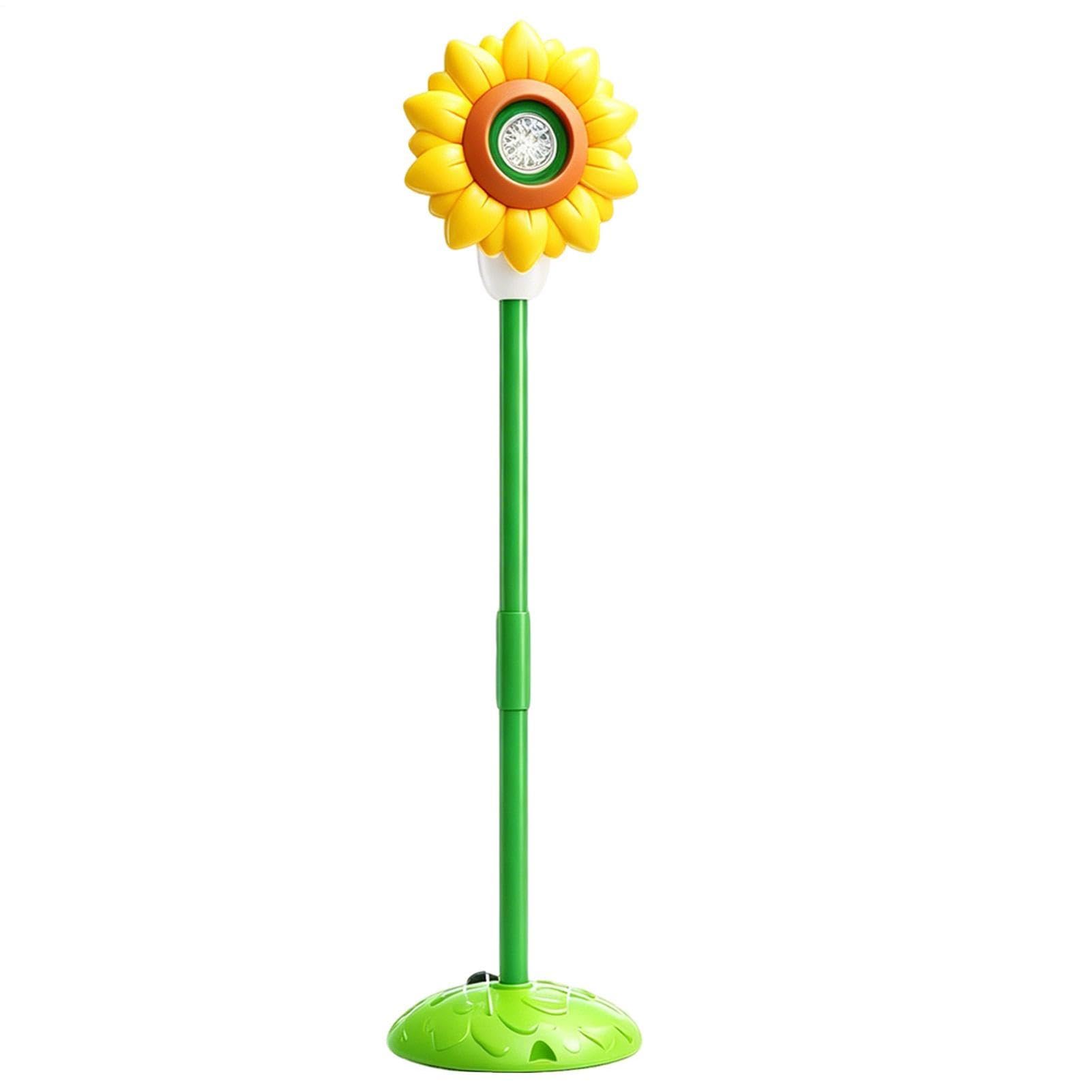 Máquina de Burbujas de Pie Soplador Exterior Farola Girasol con Juegos y | Máquina De Pompas Automática Con Pulverizador De Agua para Festivales, Celebraciones, Bodas, , Césped, Patio