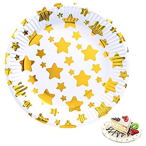 Vajilla Desechable Dorada 50 Piezas CZPXSKJ Cover