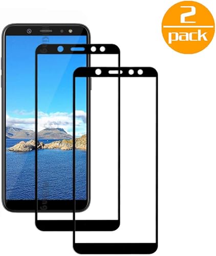 HiKing Pack Pellicola salvaschermo per Samsung Galaxy 2018 Durezza 9H Crystal Clear Bubble Free Pellicola salvaschermo vetro temprato per Samsung Galaxy 2018 Nero HiKing Pack Pellicola salvaschermo per Samsung Galaxy 2018 Durezza 9H Crystal Clear Bubble Free Pellicola salvaschermo vetro temprato per Samsung Galaxy 2018 Nero