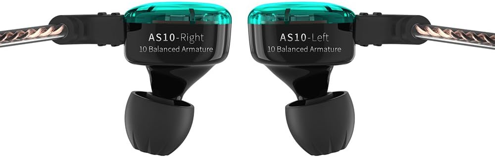 Exсluѕіvе Dіѕсоunt 70% Prісе LINSOUL KZ AS10 5BA HiFi Stereo in-Ear Earphone High Resolution Earbud Headphone with 0.75mm 2 pin Cable, Five Balanced Armature Drivers, Noise Cancelling (with Mic, Cyan) Flаѕh Dеаlѕ - 50% оƒƒ LINSOUL KZ AS10 5BA HiFi Stereo in-Ear Earphone High Resolution Earbud Headphone with 0.75mm 2 pin Cable, Five Balanced Armature Drivers, Noise Cancelling (with Mic, Cyan)