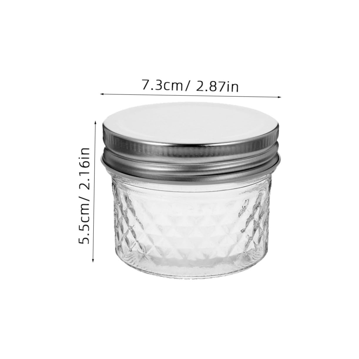 Barattoli Mason per Marmellata 120ml in Vetro e Latta