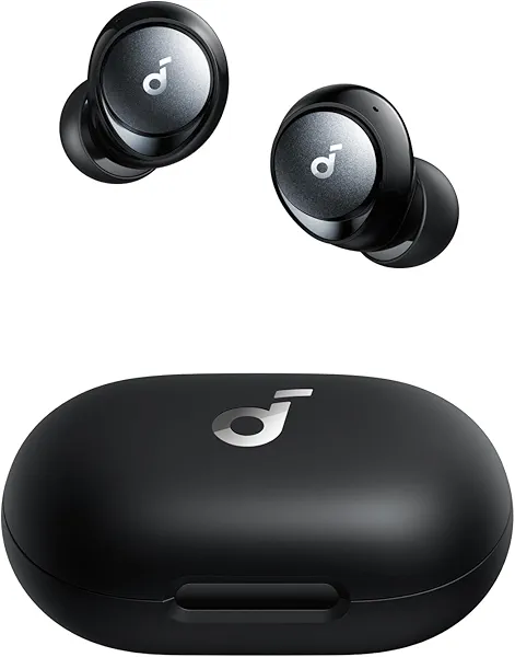 Soundcore by Anker Space A40 Adaptive Active Noise Cancelling Wireless Earbuds, Reduce Noise by Up to 98%, Ultra Long 50H Playtime, 10H Single Playtime, Hi-Res Sound, Comfortable Fit, Wirele