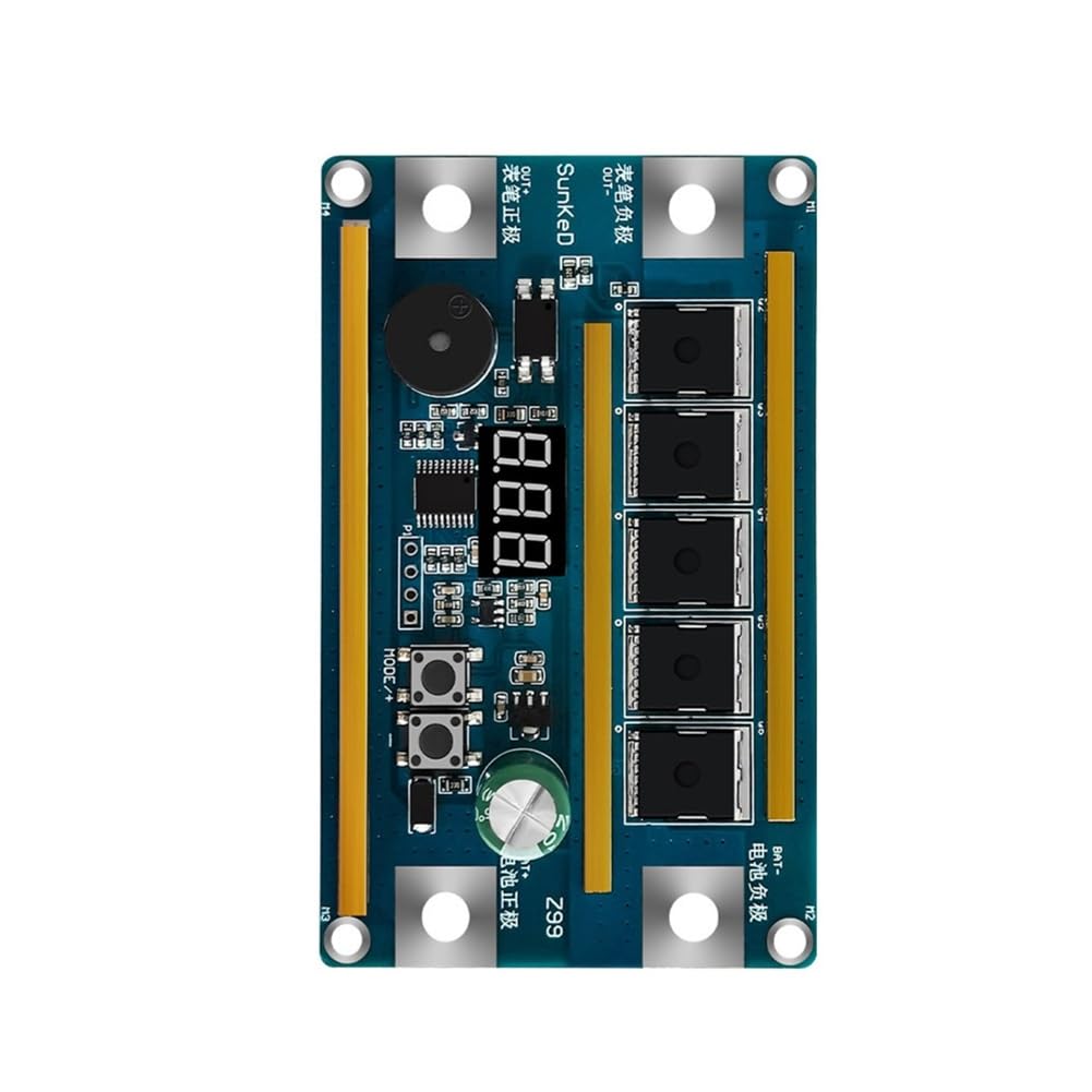 Jnchdghwa As Shown Spot Welder 12V 18650 Lithium Battery Powered Storage Controller Pcb Circuit Board Welding Machine Portable Soldering Diy Kit