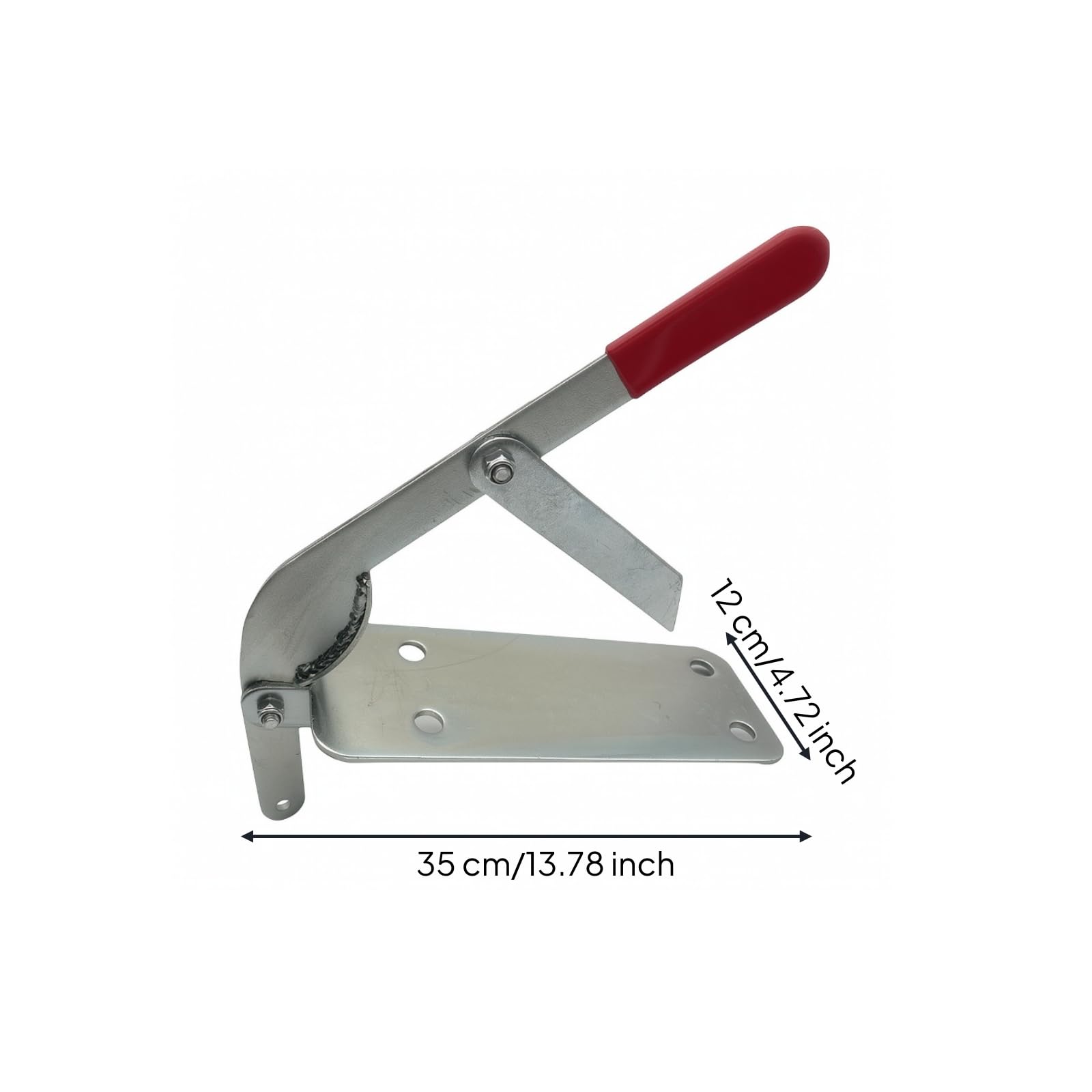 F Fityle Placa Base Freno Remolque Metálico Soporte Freno con Palanca, para Remolques, Estilo A