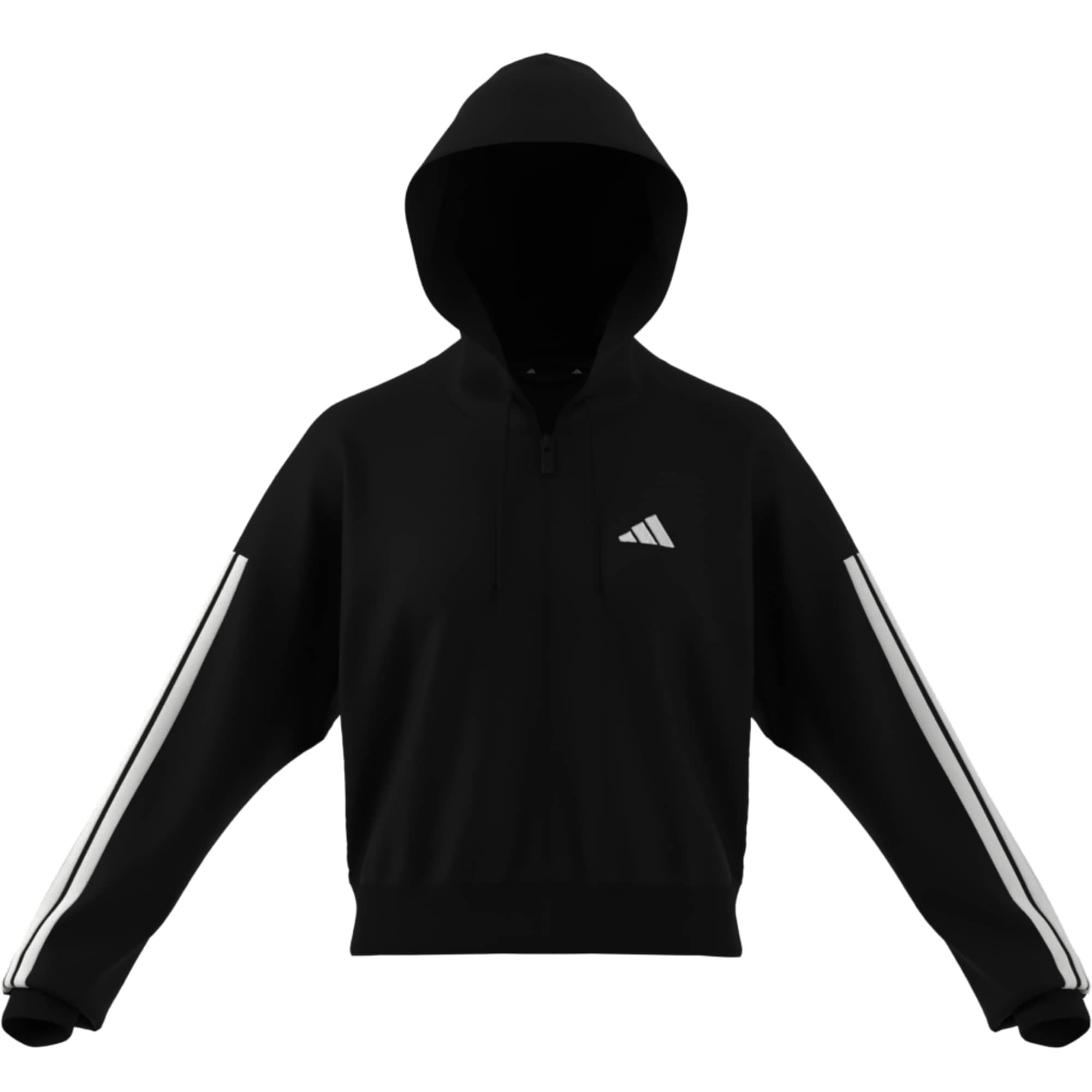 Adidas Damen Essentials 3-Stripes French Terry Full Zip Hoodie