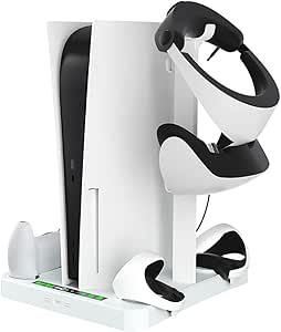 Amiles für PS5 Zubehör Playstation VR2 Stand Lüfter,Magnetisch ...
